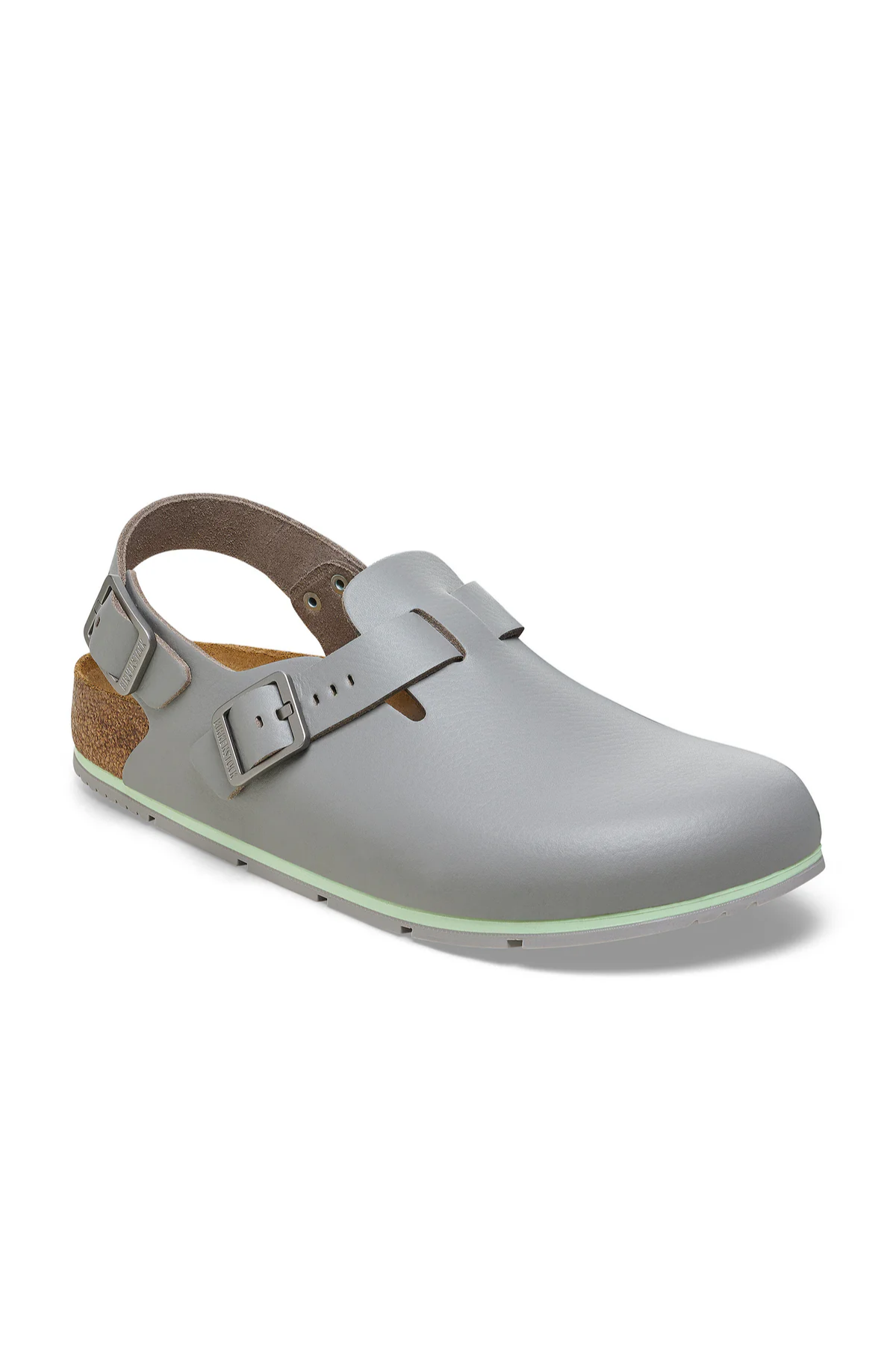 Tokio Pro Gunmetal Grey Pu Coated Natural Leather Narrow