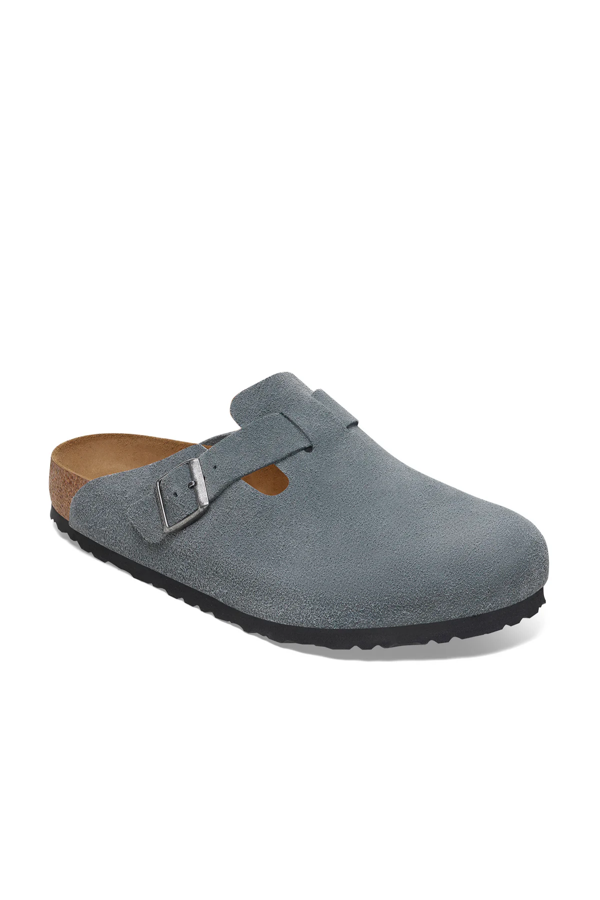 Boston Sfb Basalt Grey Suede Leather Regular