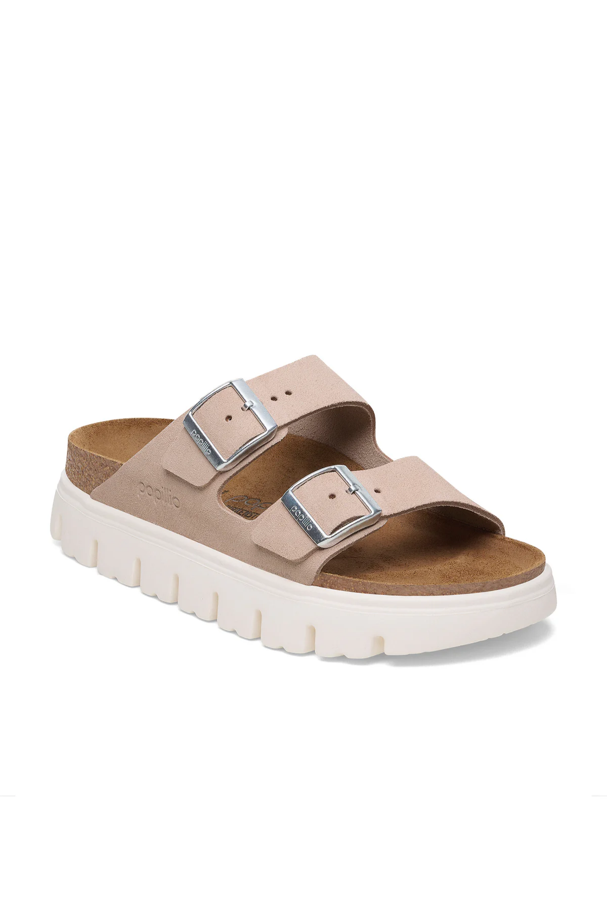 Birkenstock Arizona Chunky Light Rose Suede Leather Narrow