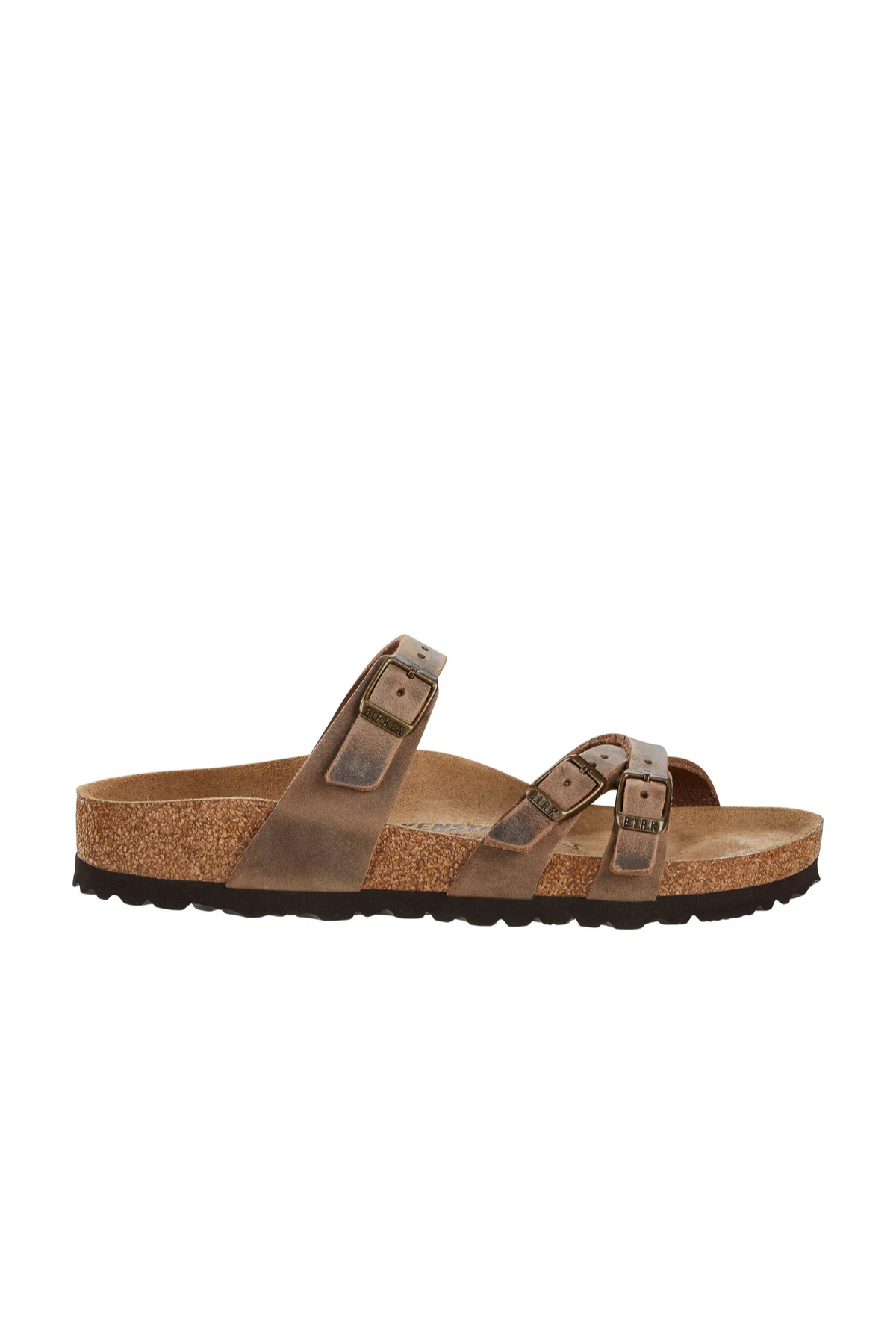 Franca Tabacco Brown Oiled Leather Narrow