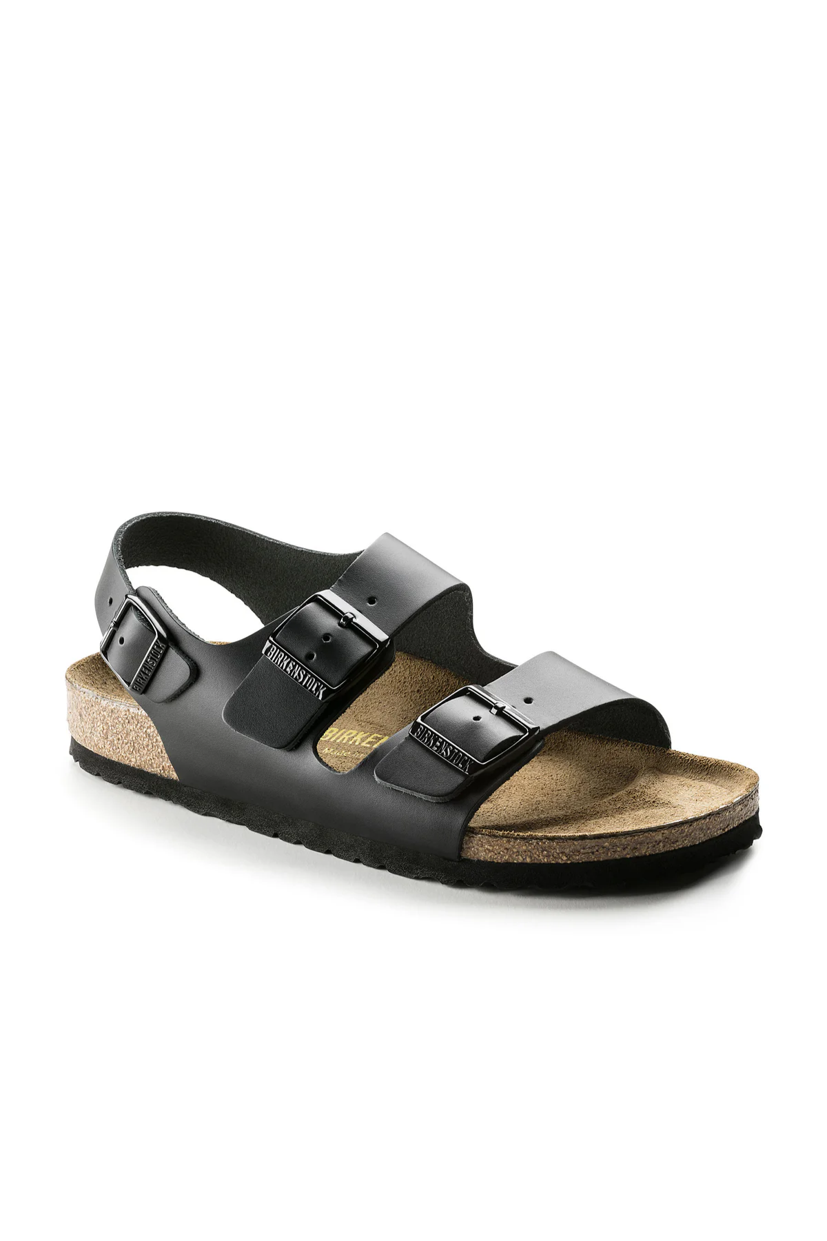 Birkenstock Milano Black Smooth Leather Narrow