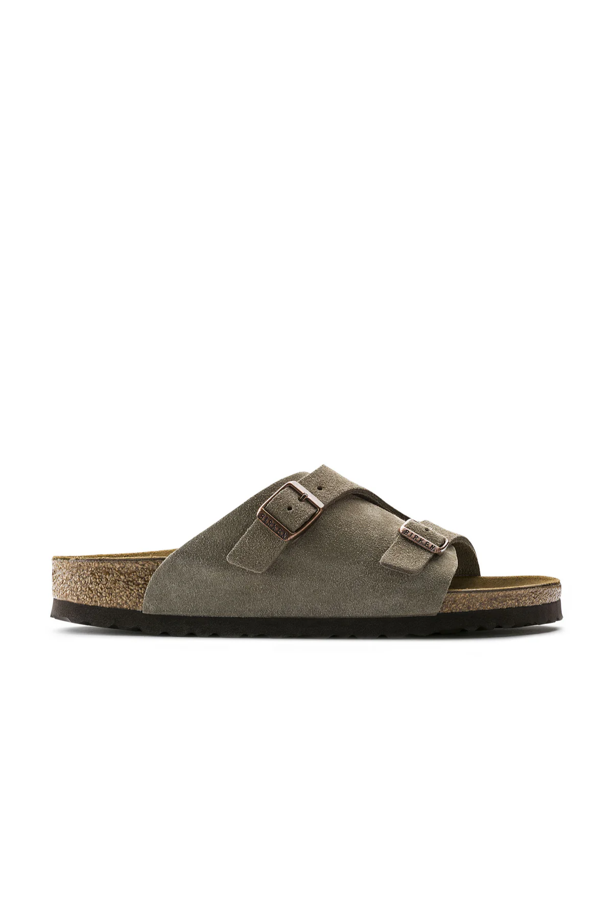 Zurich Taupe Suede Leather Narrow