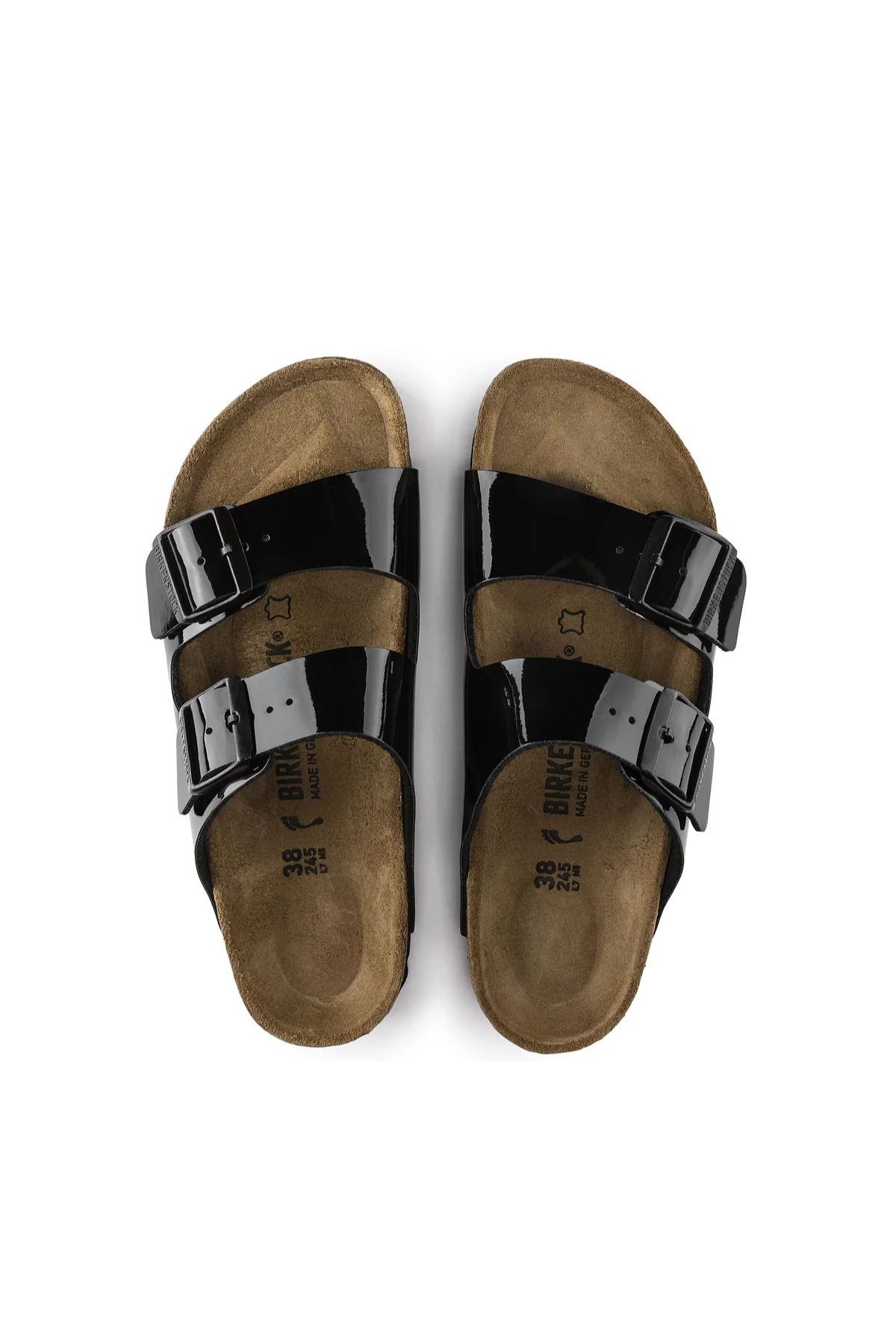 Arizona Patent Black Birko-flor Narrow