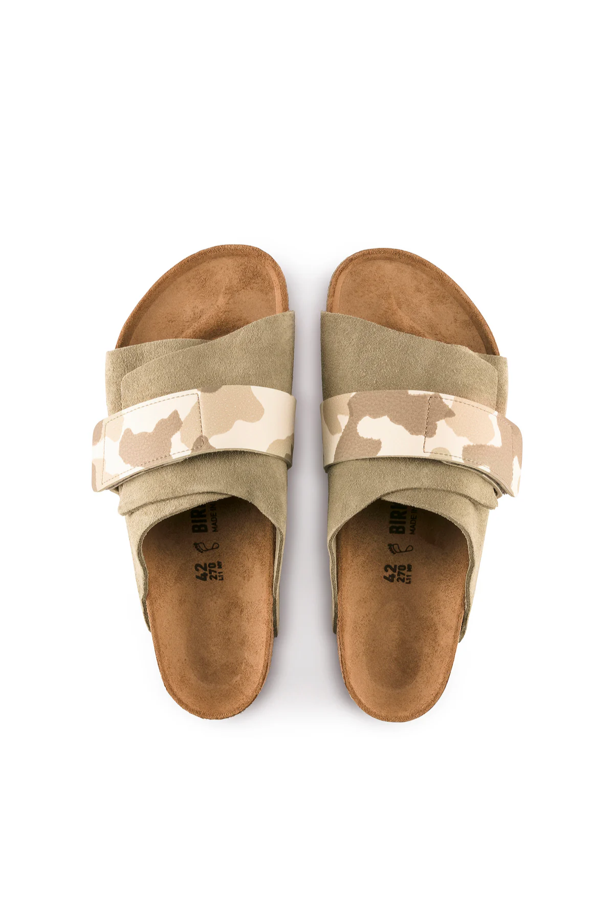 Kyoto Grey Taupe/camo Almond Suede/birko-flor Leather Regular