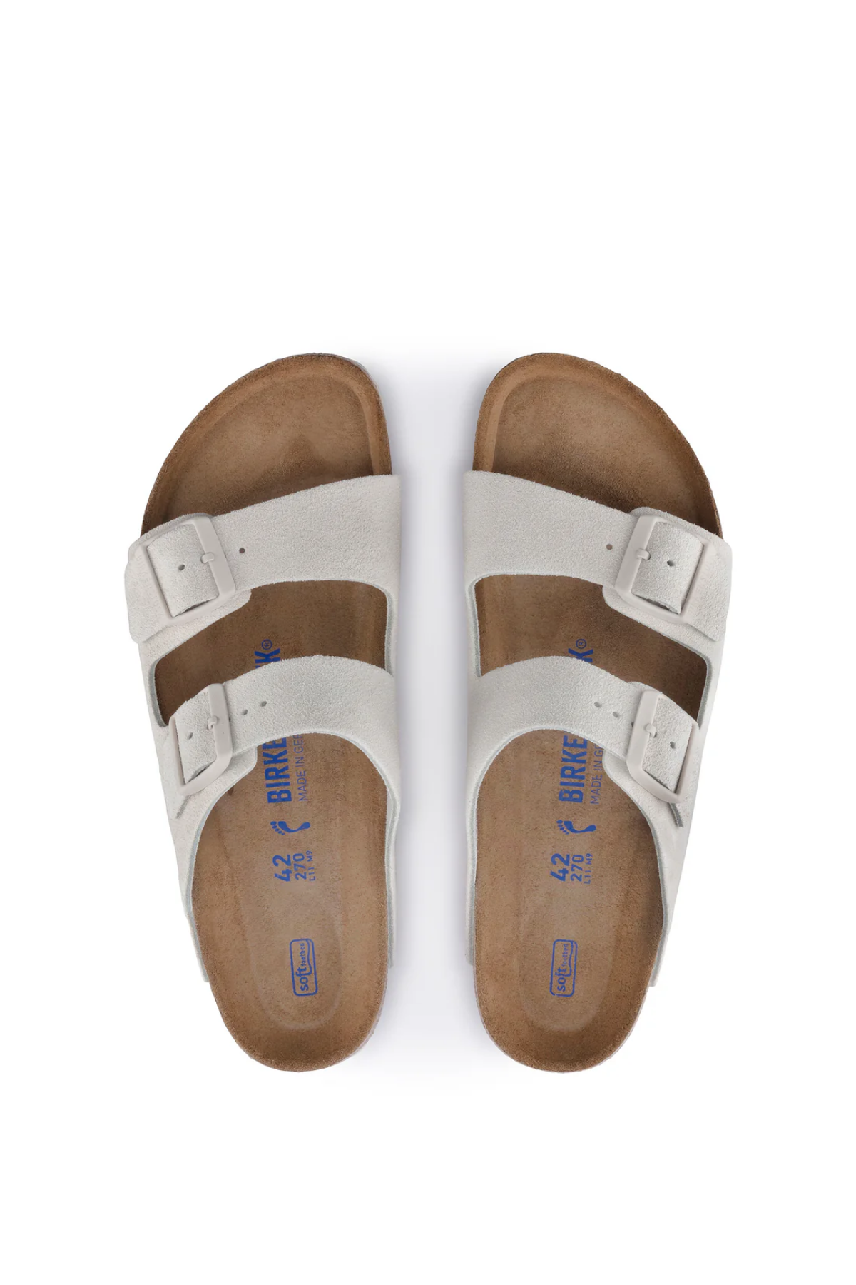 Arizona Sfb Antique White Suede Leather Regular