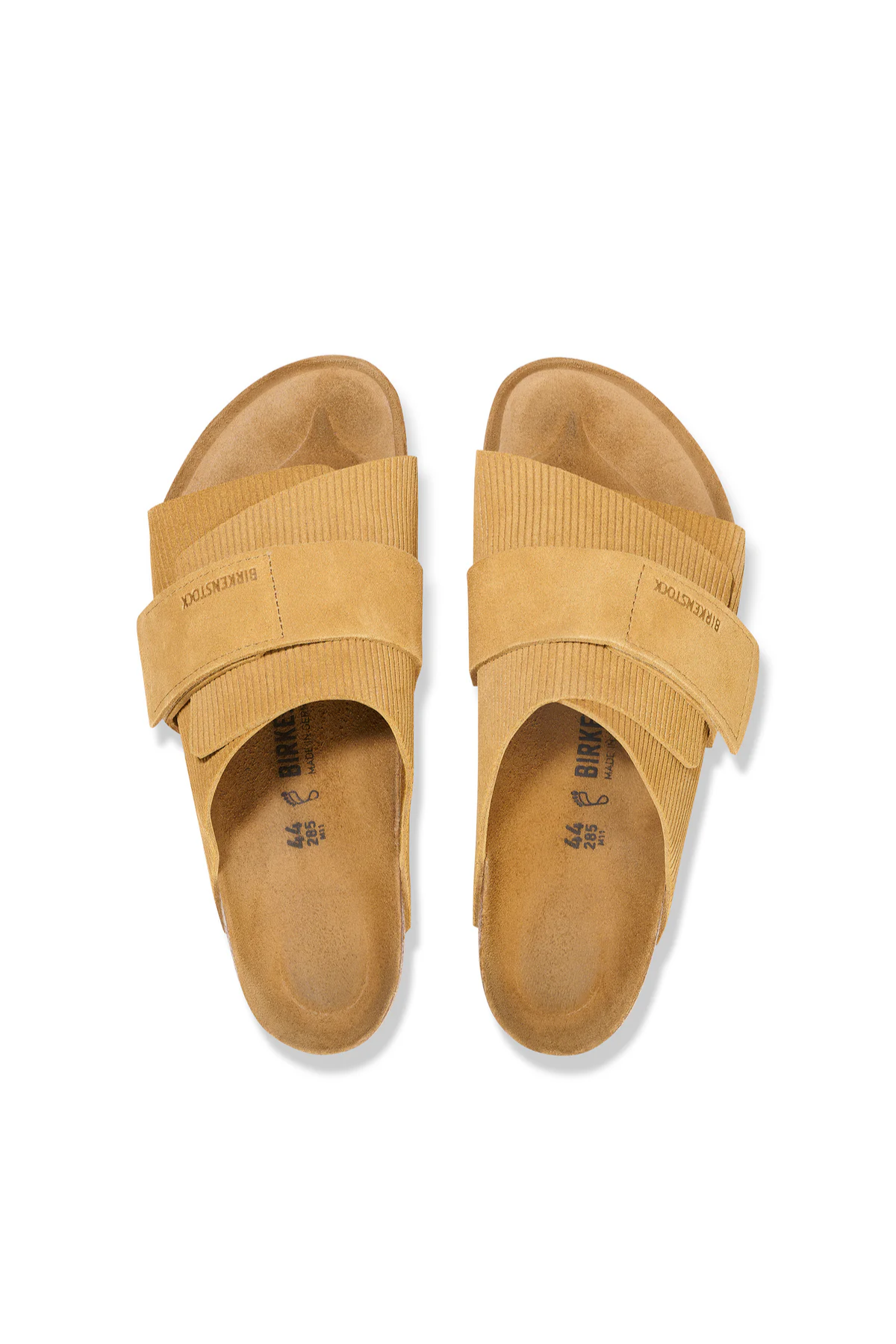 Kyoto Corduroy Cork Brown Embossed Suede Leather Regular