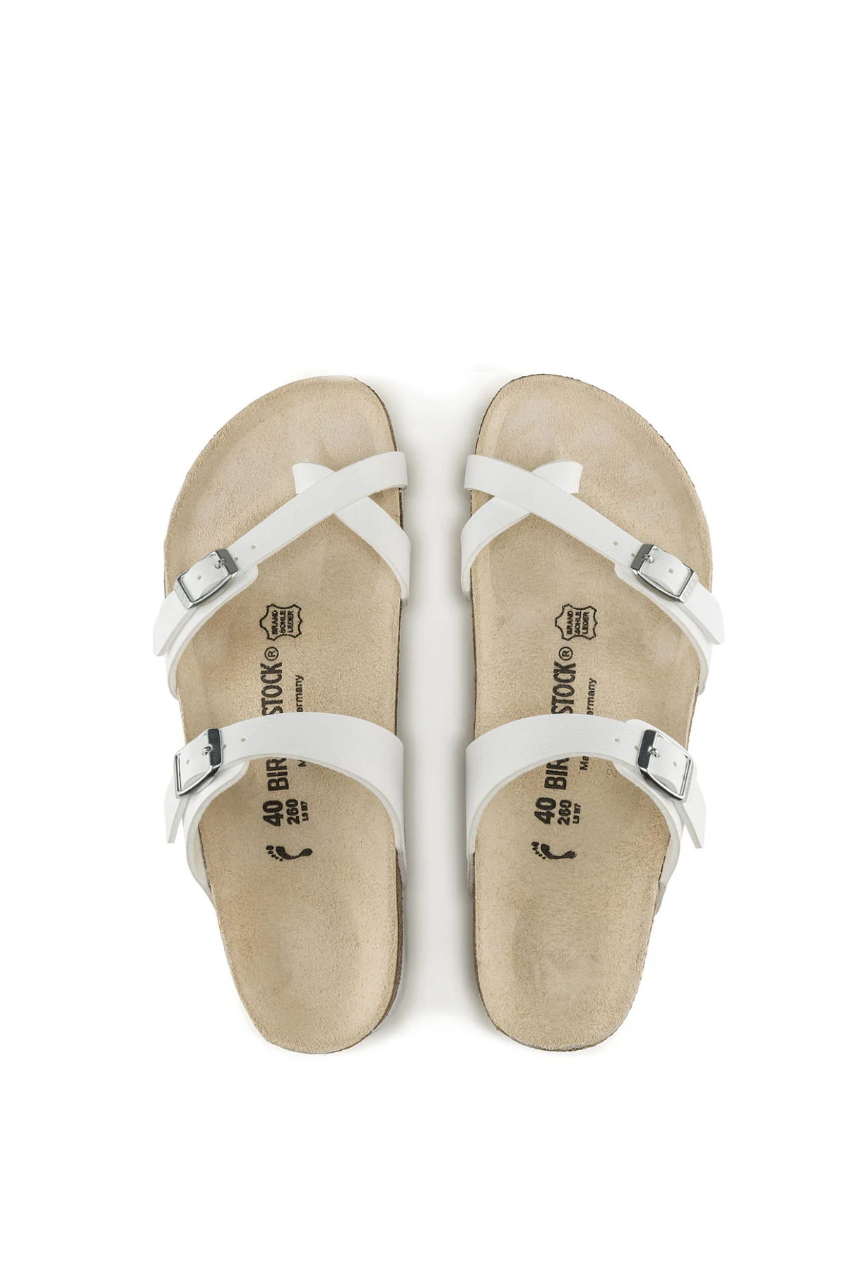 Mayari White Birko-flor Narrow