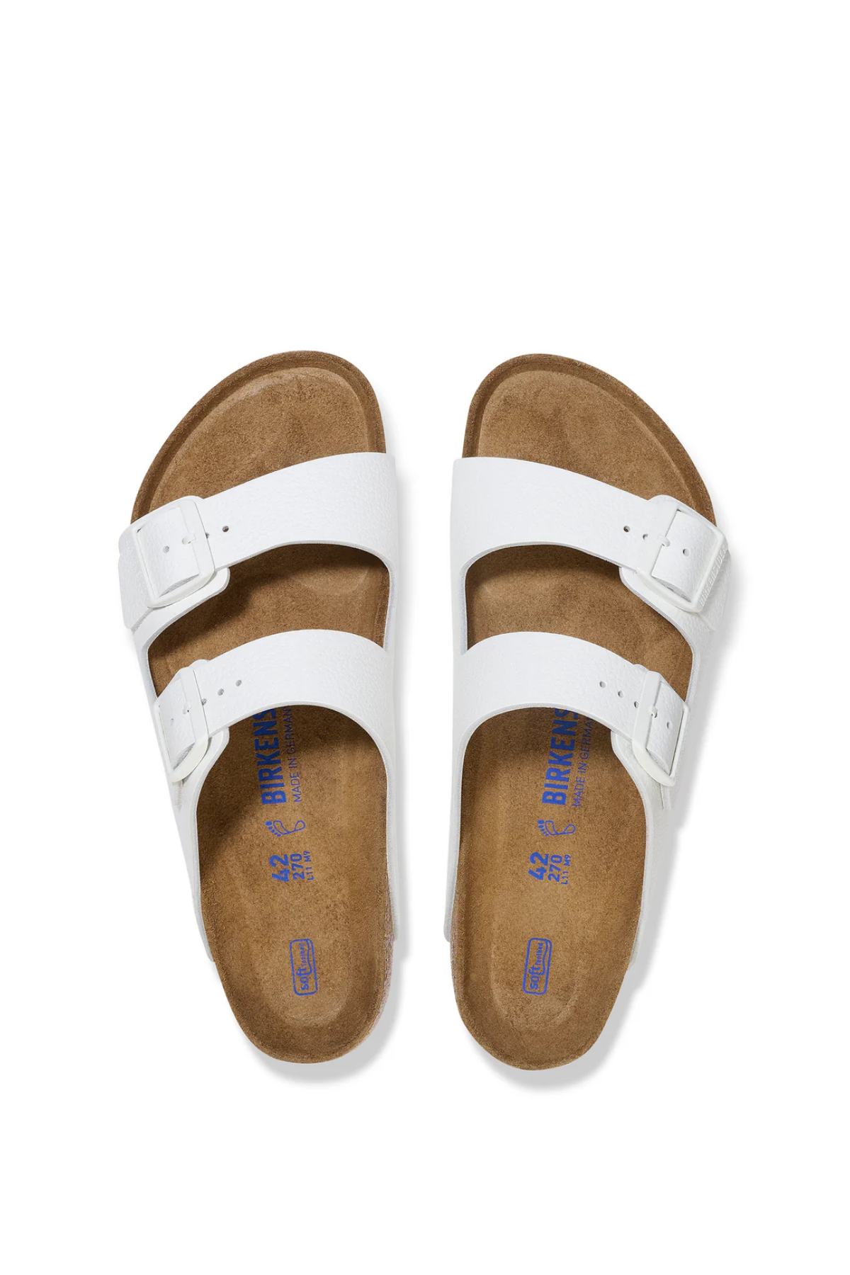 Arizona Sfb White Smooth Leather Narrow