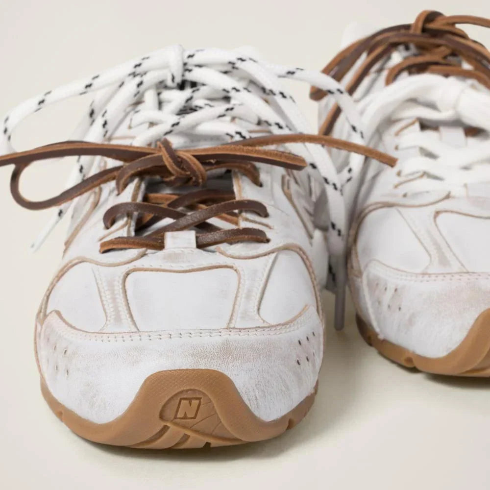 NB 530 x Miu Miu Leather White