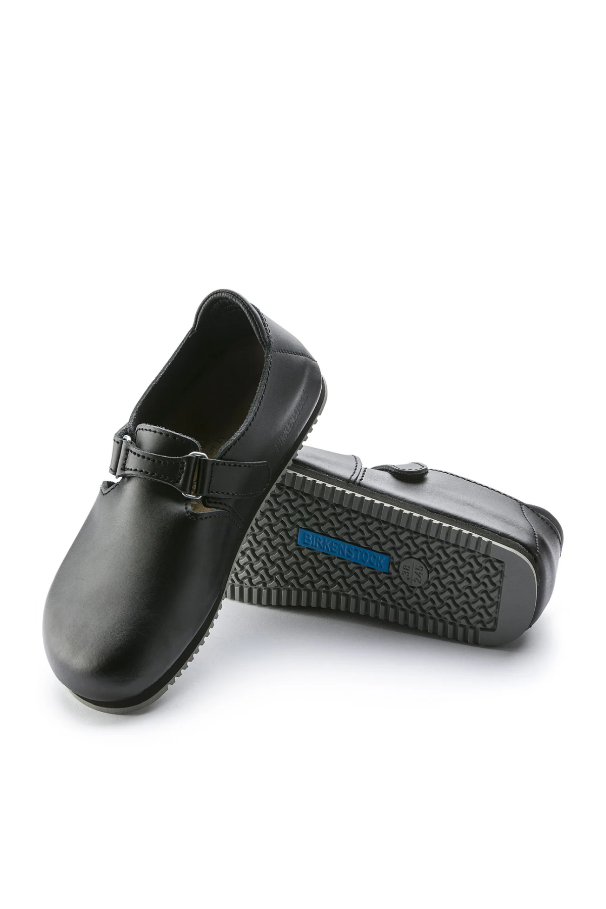 Linz Supergrip Black Smooth Leather Narrow