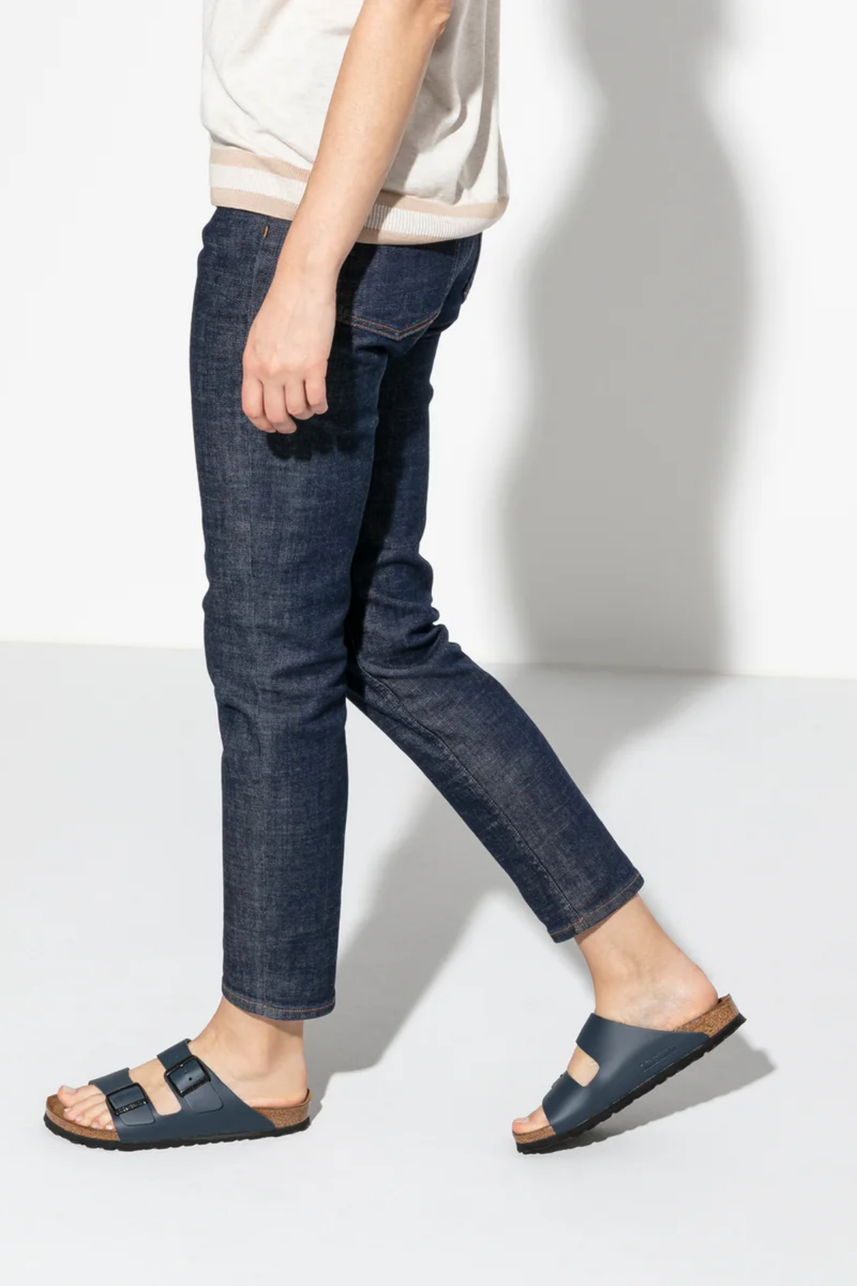 Arizona Blue Smooth Leather Narrow