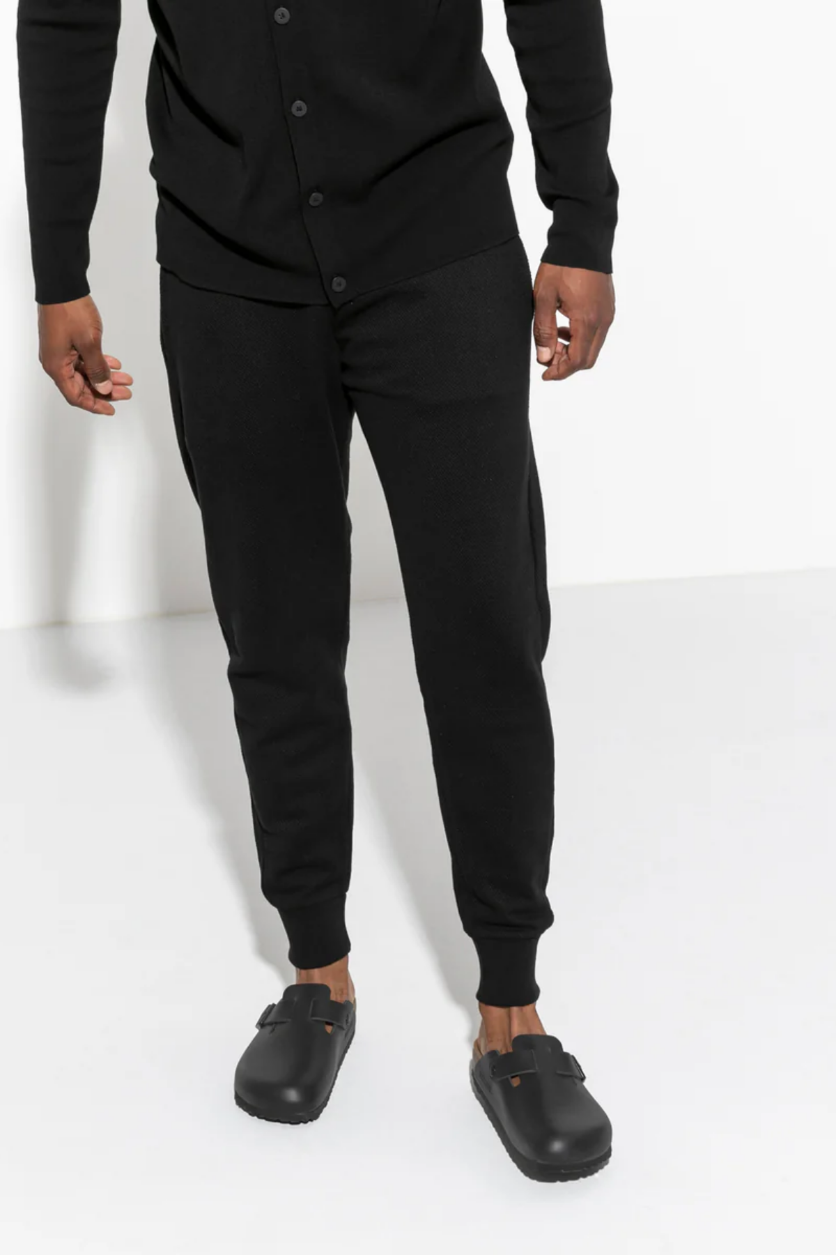 Boston Black Smooth Leather Regular