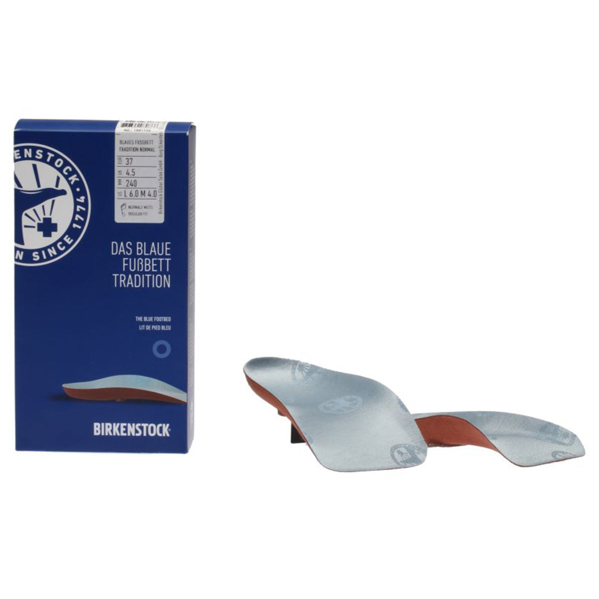 Blue Footbed Arch Support Insole