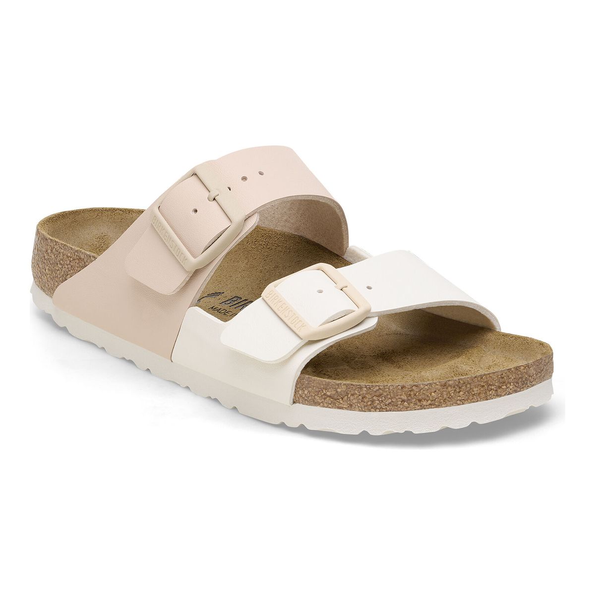 Birkenstock Arizona Split Birko-Flor — Eggshell / New Beige