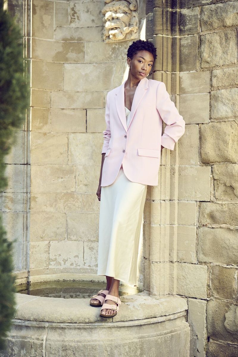 Arizona Suede Leather Light Rose