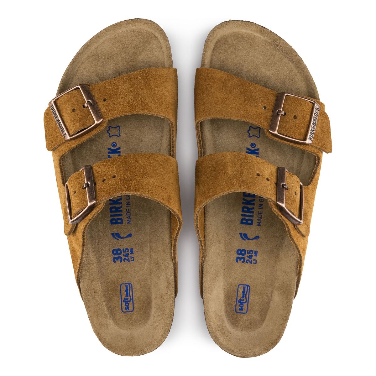 Arizona Soft Footbed Mink Suede