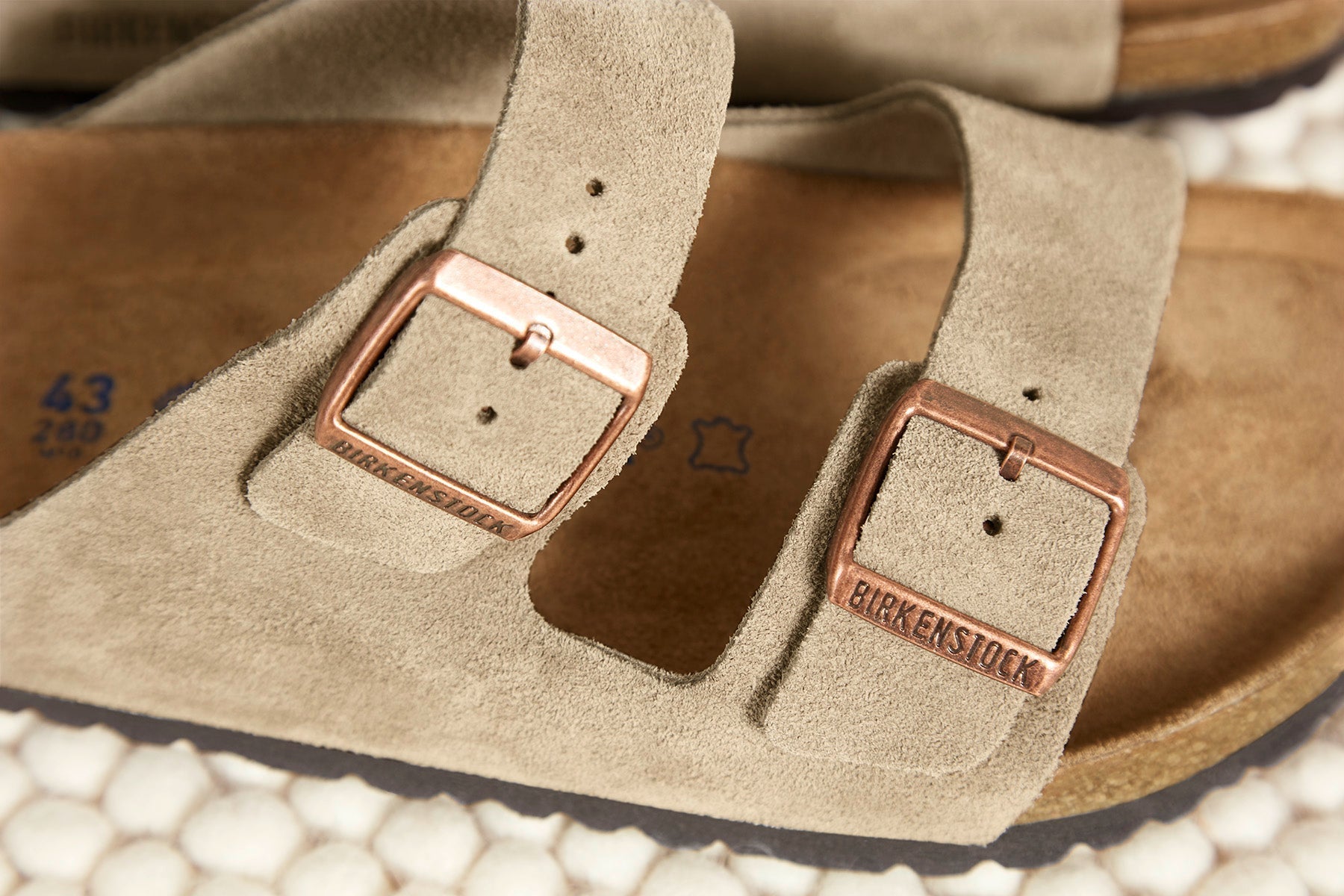 Arizona Soft Footbed Taupe Suede