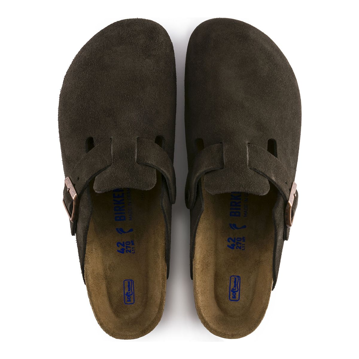 Birkenstock Boston Soft Footbed Unisex Clog In Mocha