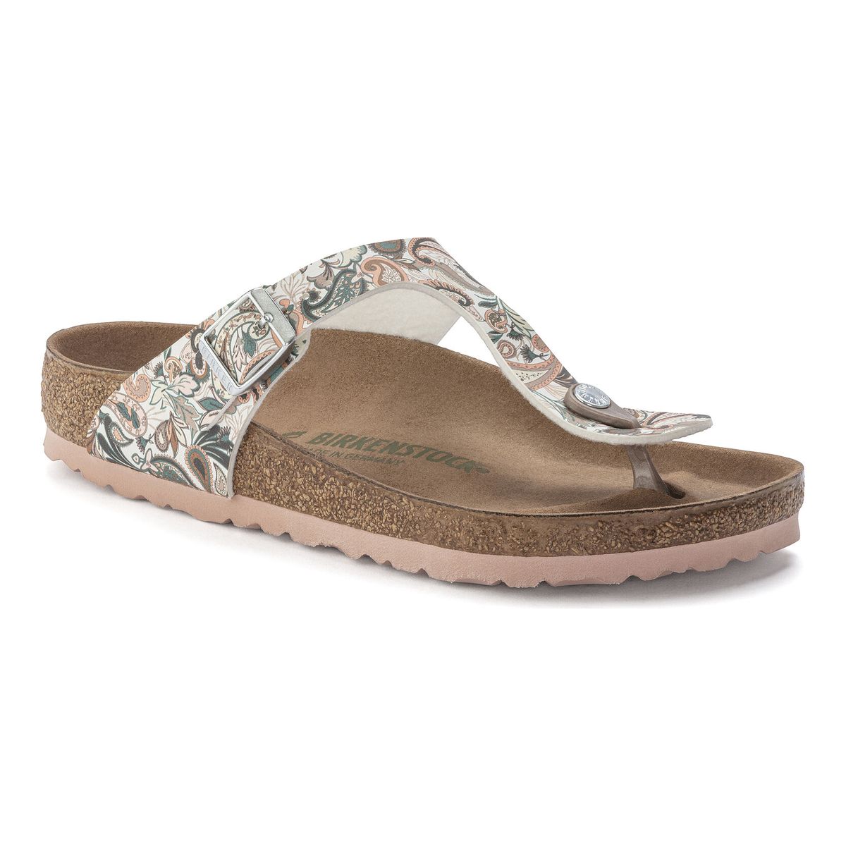Birkenstock Gizeh Vegan White Floral