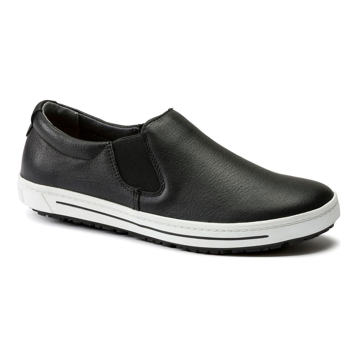 Birkenstock QO400 Slip on Unisex Work Sneaker in Black