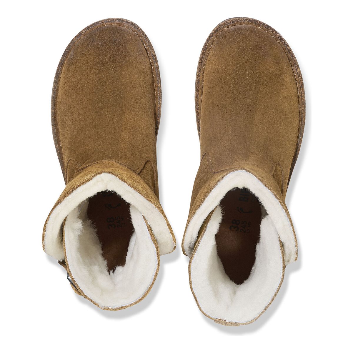 Birkenstock Uppsala Pull On Shearling Boot in Dark Tea