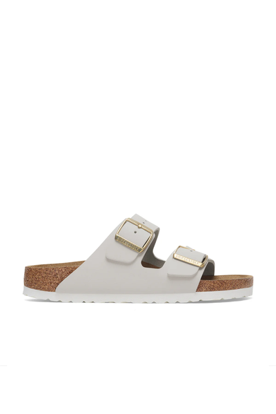 Arizona Antique White Nubuck Leather Narrow