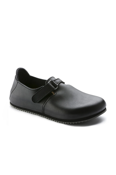 Linz Supergrip Black Smooth Leather Narrow