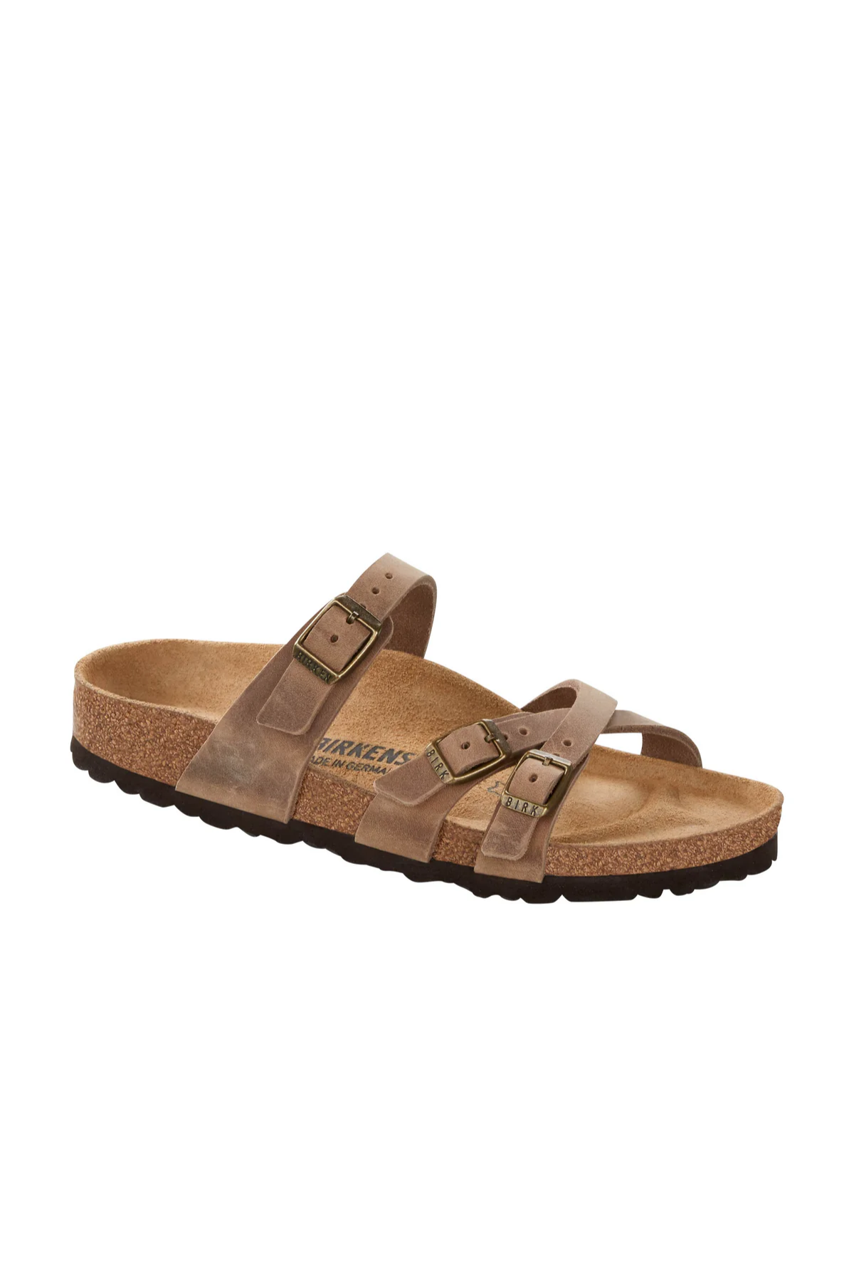 Franca Tabacco Brown Oiled Leather Narrow