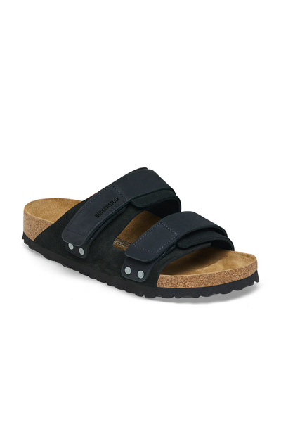 Uji Black Suede/nubuck Leather Regular