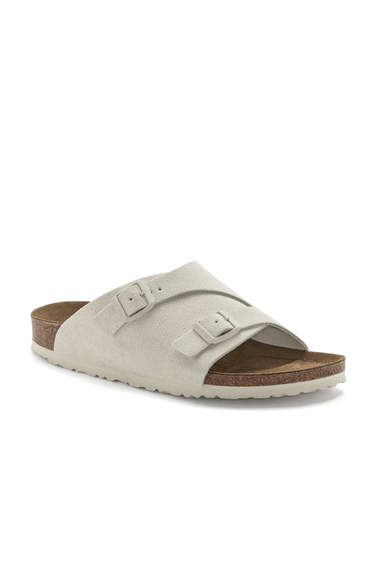 Zurich Antique White Suede Leather Regular