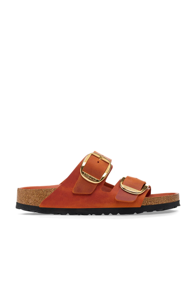 Arizona Big Buckle Burnt Orange Oiled Leather Narrow