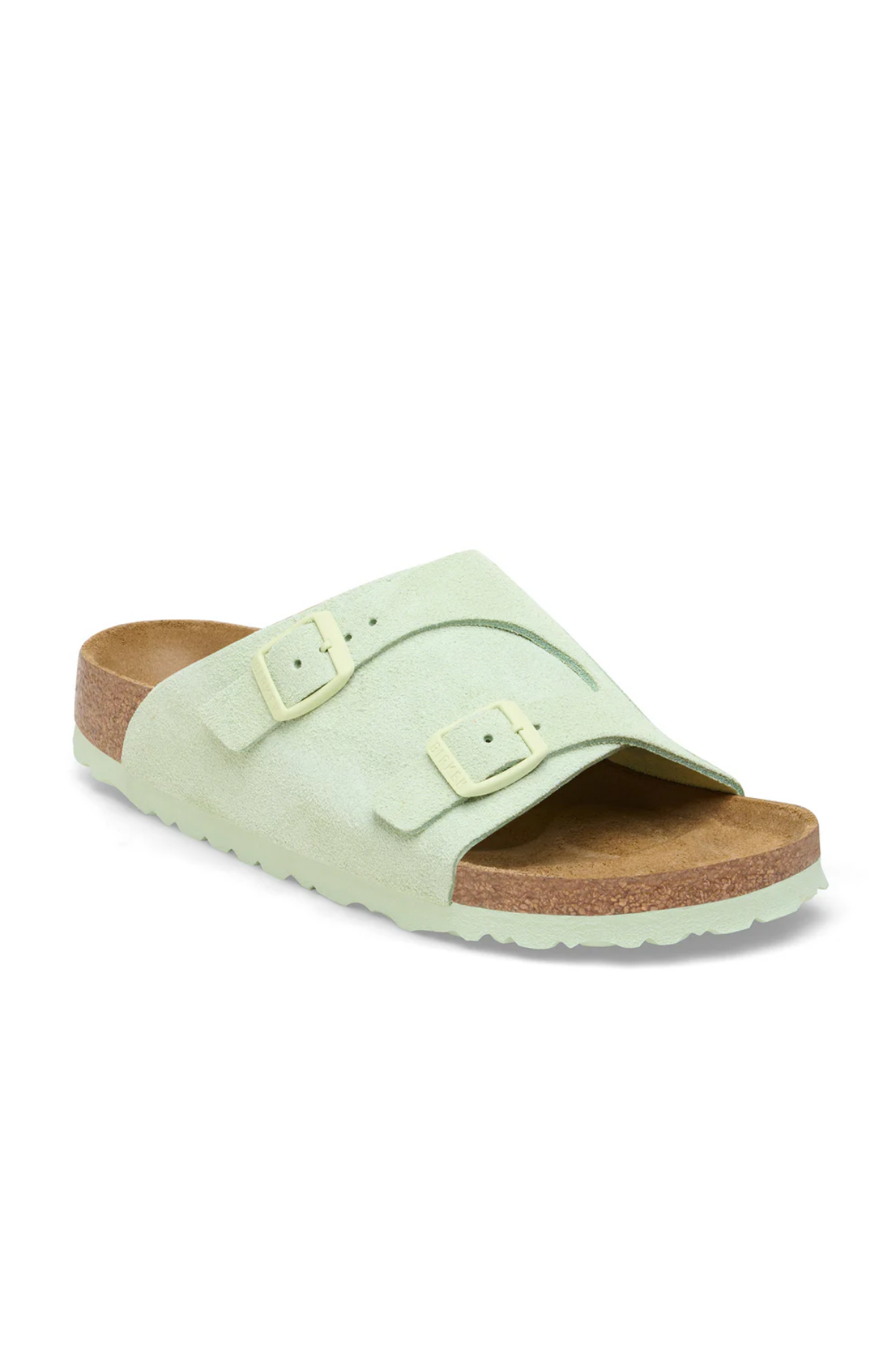 Zurich Faded Lime Suede Leather Regular