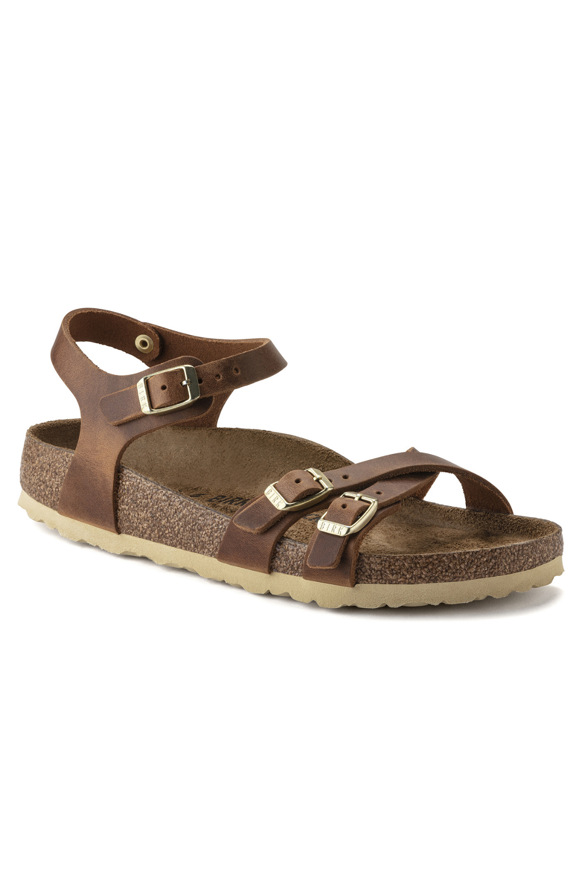 Kumba Cognac Oiled Leather Narrow