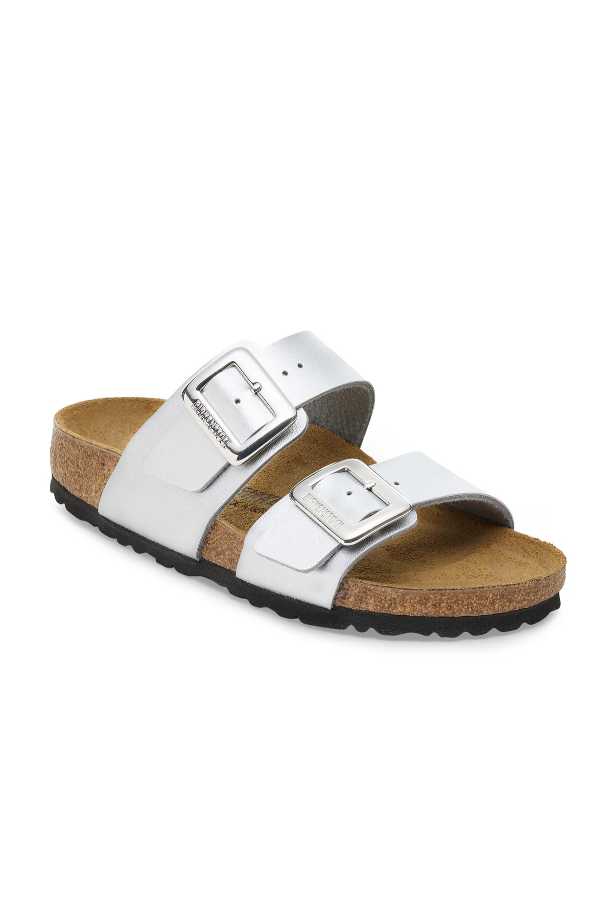 Sydney Cushion Buckle Silver Birko-flor Regular