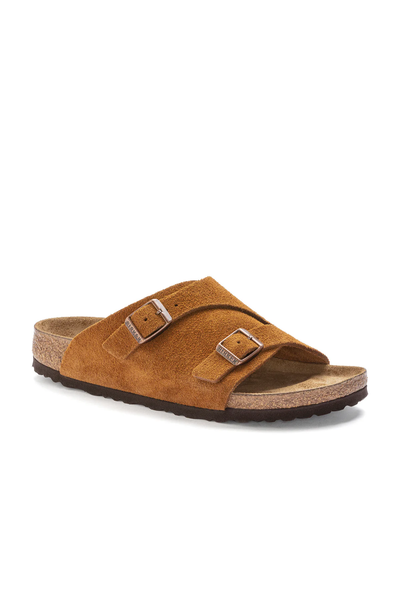Zurich Mink Suede Leather Narrow