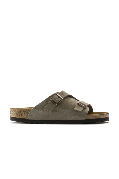 Zurich Taupe Suede Leather Regular