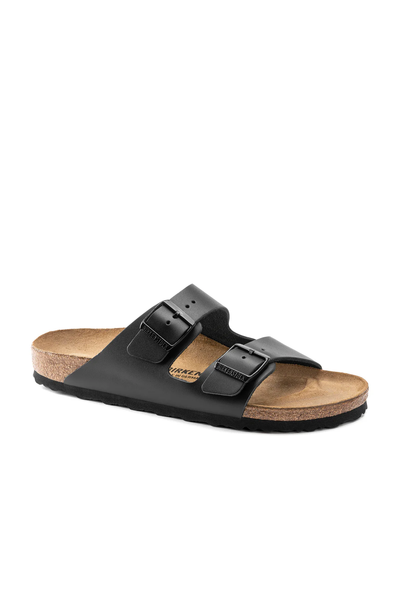 Arizona Black Smooth Leather Narrow