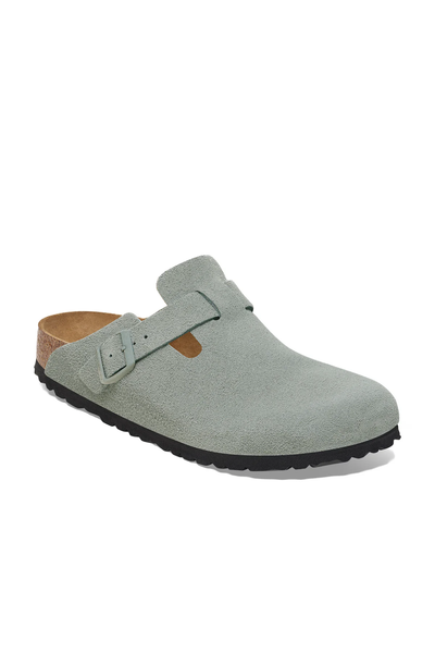 Boston Sfb Pure Sage Suede Leather Regular