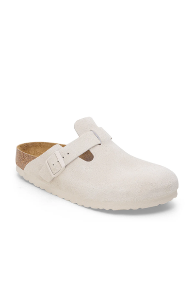 Boston Sfb Antique White Suede Leather Regular