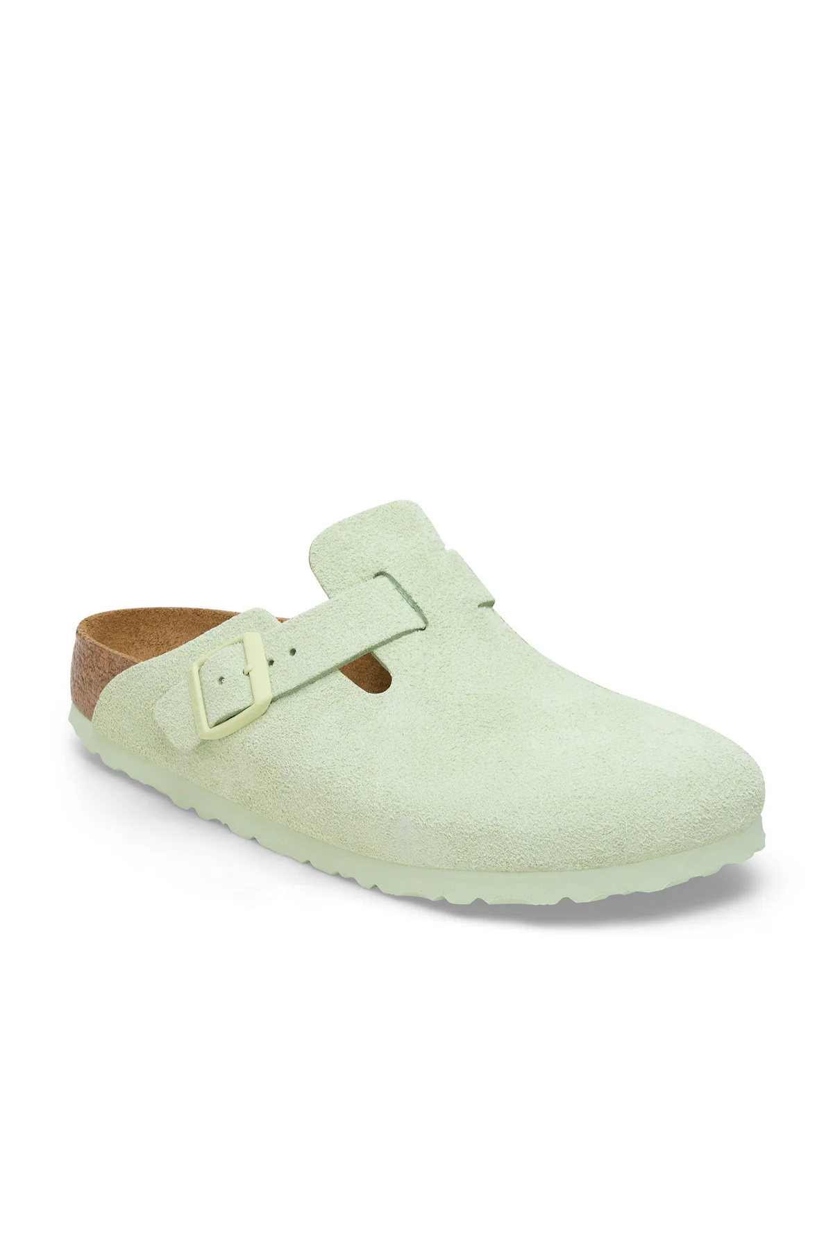 Boston Sfb Faded Lime Suede Leather Narrow