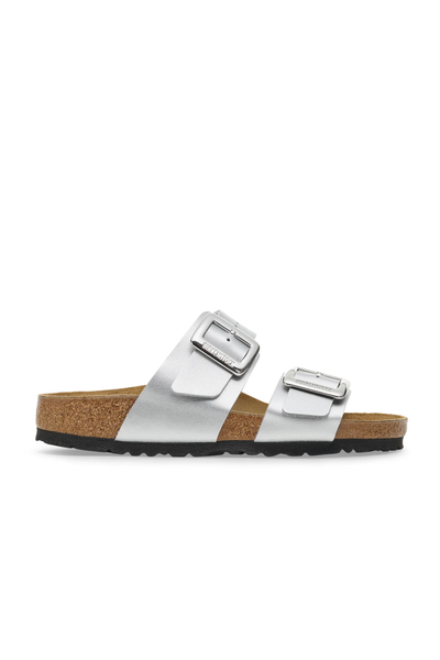 Sydney Cushion Buckle Silver Birko-flor Regular