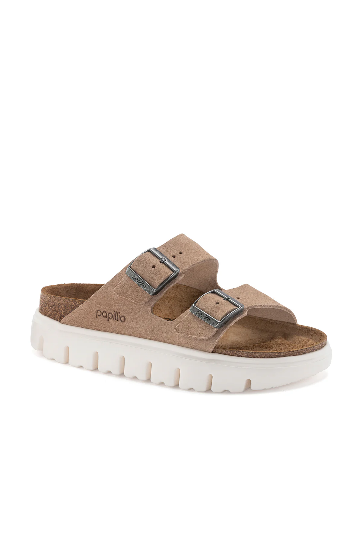 Birkenstock Arizona Chunky Warm Sand Suede Leather Narrow