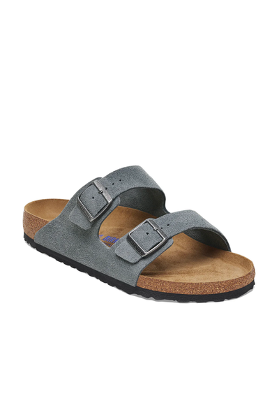 Arizona Sfb Basalt Grey Suede Leather Regular