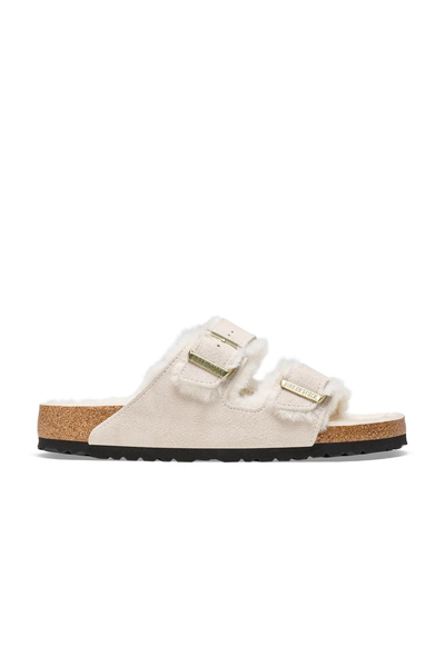 Arizona Shearling Antique White Suede Leather/shearling Regular