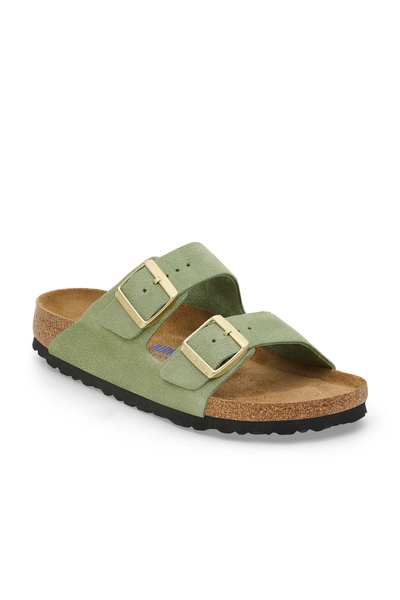 Arizona Sfb Green Tea Suede Leather Narrow