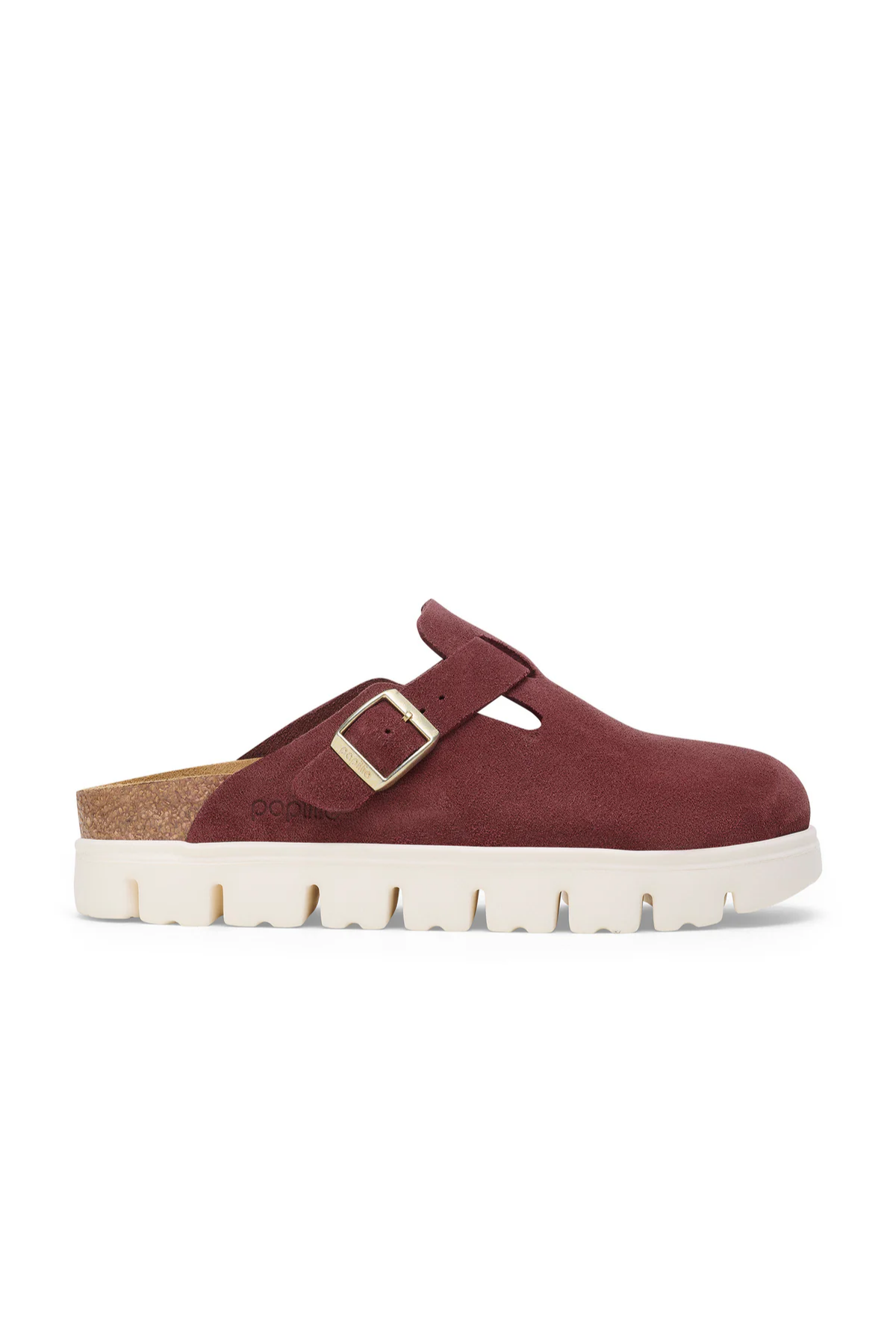 Boston Chunky Berry Crush Suede Leather Narrow