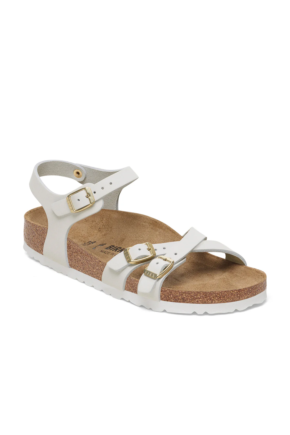 Kumba Antique White Nubuck Leather Regular
