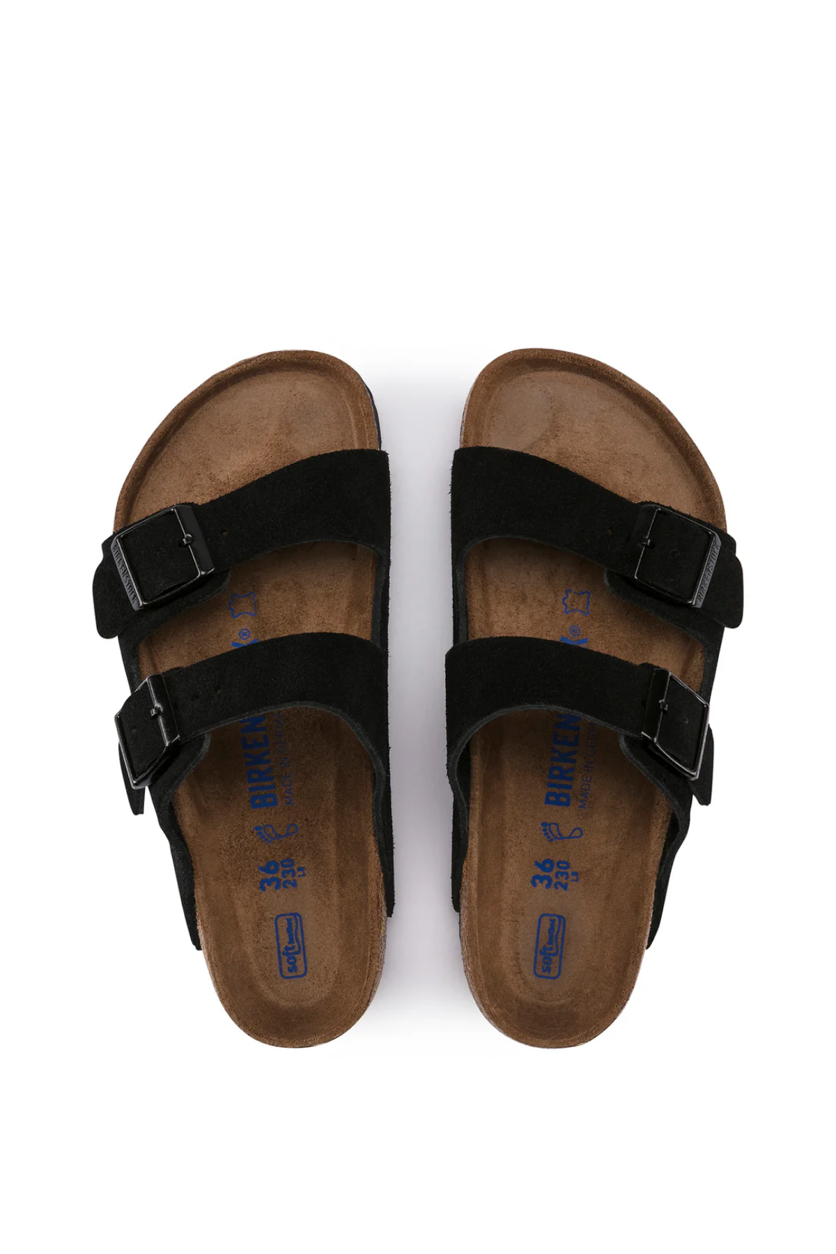 Arizona Sfb Black Suede Leather Narrow