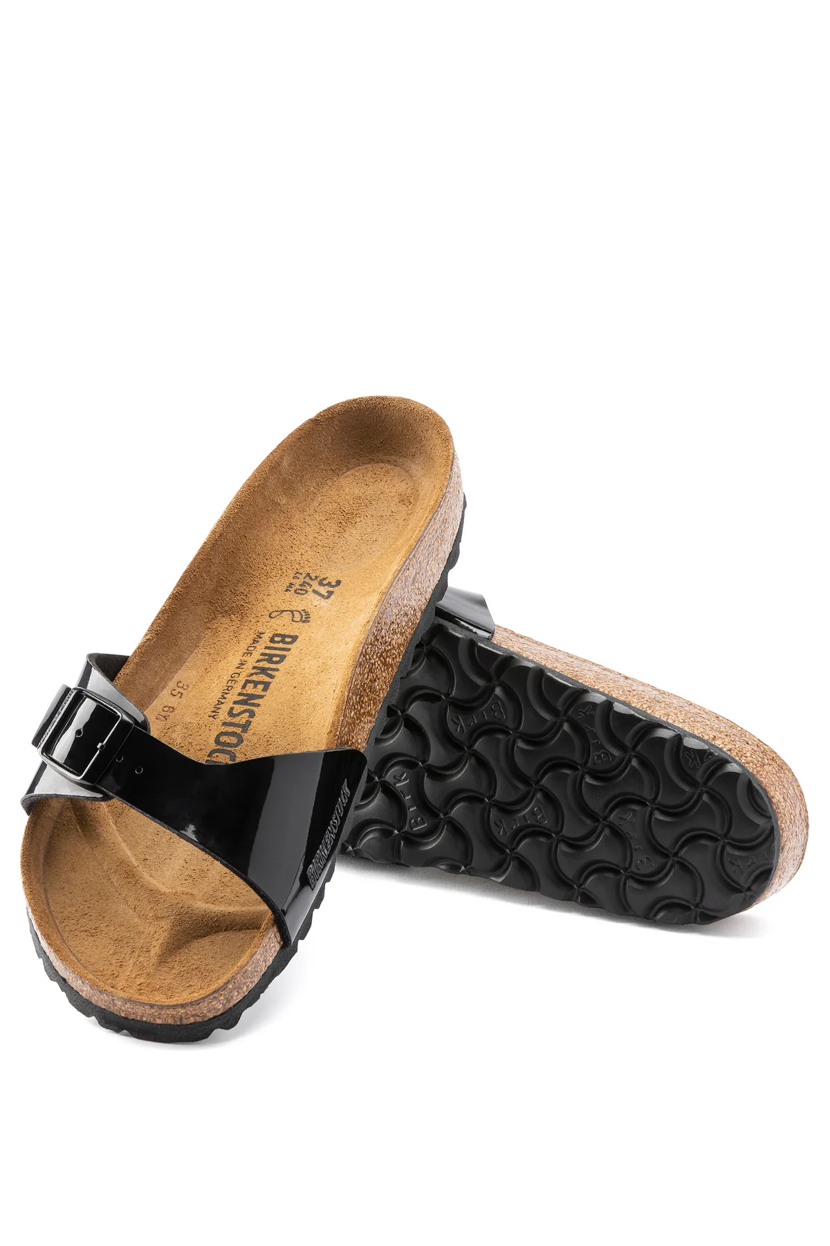 Madrid Patent Black Birko-flor Regular