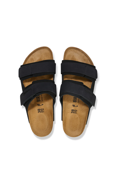 Uji Black Suede/nubuck Leather Regular
